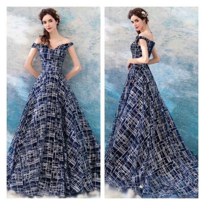 Blue Wedding Gowns for my Blue Wedding Theme - 4