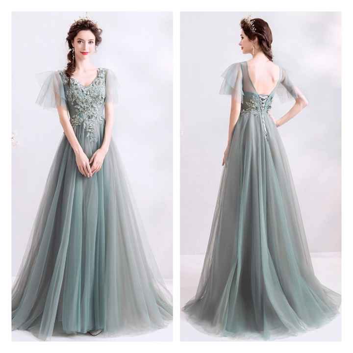 How About These Green Dresses for green Wedding theme from formaldressau.com - 2