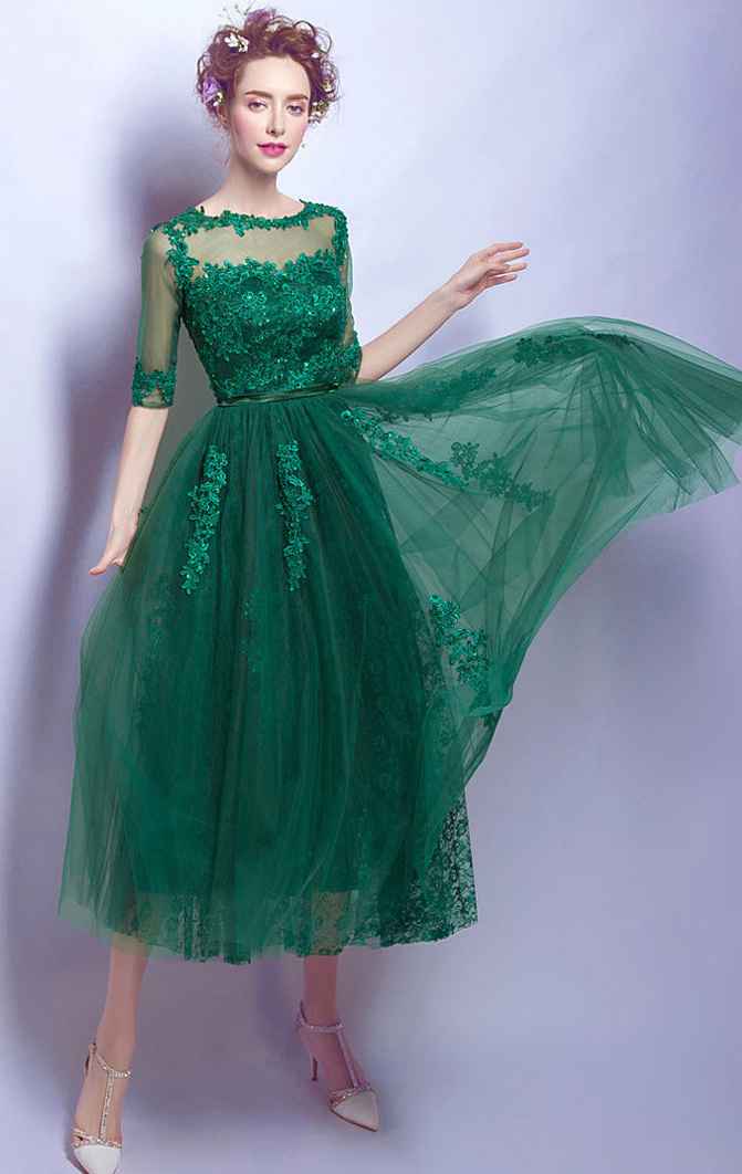 How About These Green Dresses for green Wedding theme from formaldressau.com - 4