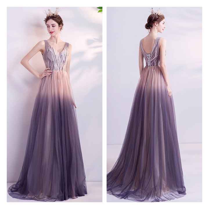 Purple Bridesmaid Dresses for Wedding - 1
