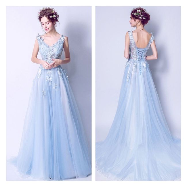 Blue Wedding Gowns for my Blue Wedding Theme 2