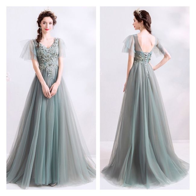 How About These Green Dresses for green Wedding theme from formaldressau.com 2