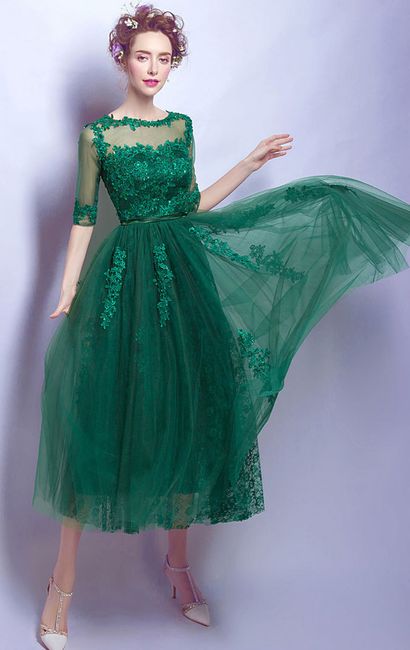 How About These Green Dresses for green Wedding theme from formaldressau.com 4