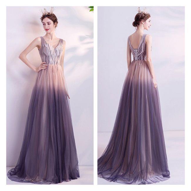 Purple Bridesmaid Dresses for Wedding - 1