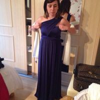Re: Navy blue bridesmaid dress help