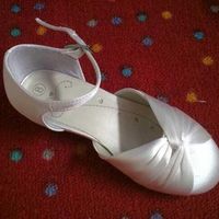 for sale - wedding shoes and flower girl shoes, 1 never worn, 2 in very good condition