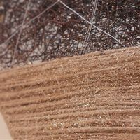 Rustic crafty wedding decor for sale - gold decorative jars / bottles, rustic hearts, sparkly headba