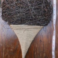 Rustic crafty wedding decor for sale - gold decorative jars / bottles, rustic hearts, sparkly headba