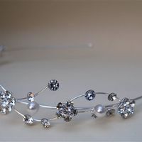 Rustic crafty wedding decor for sale - gold decorative jars / bottles, rustic hearts, sparkly headba