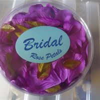 purple artificial rose petals