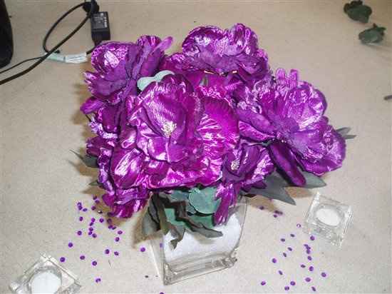 My DIY Table centrepieces *with "mock up Flash*