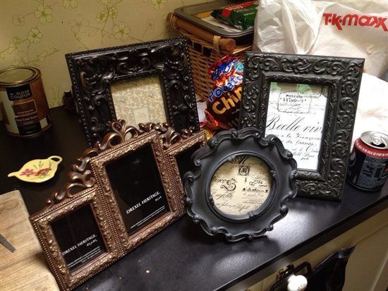 Jenny packham table decorations for sale and gothic style photo frames