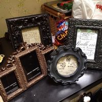 Jenny packham table decorations for sale and gothic style photo frames