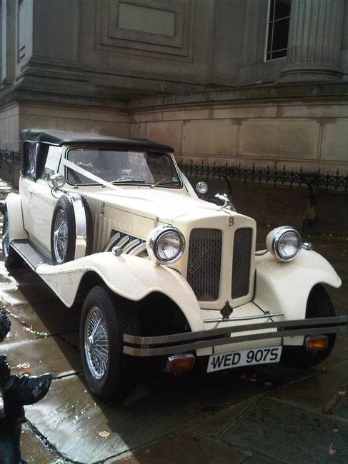 Re: Anyone care to flash their wedding cars?