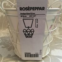 Ikea Rosèpeppar Oval Plant Pot NEW Perfect for Vintage or Spring Wedding