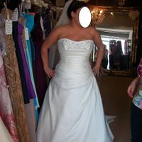 Re: Flash of size 18+ brides in their dresses please