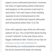 Any March 2021 Brides?! No idea what to do ... - 1