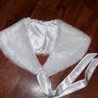 FAUX FUR WRAPS for sale unused RARE in WHITE x6