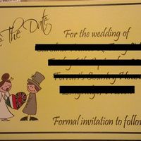 Re: Save the date cards