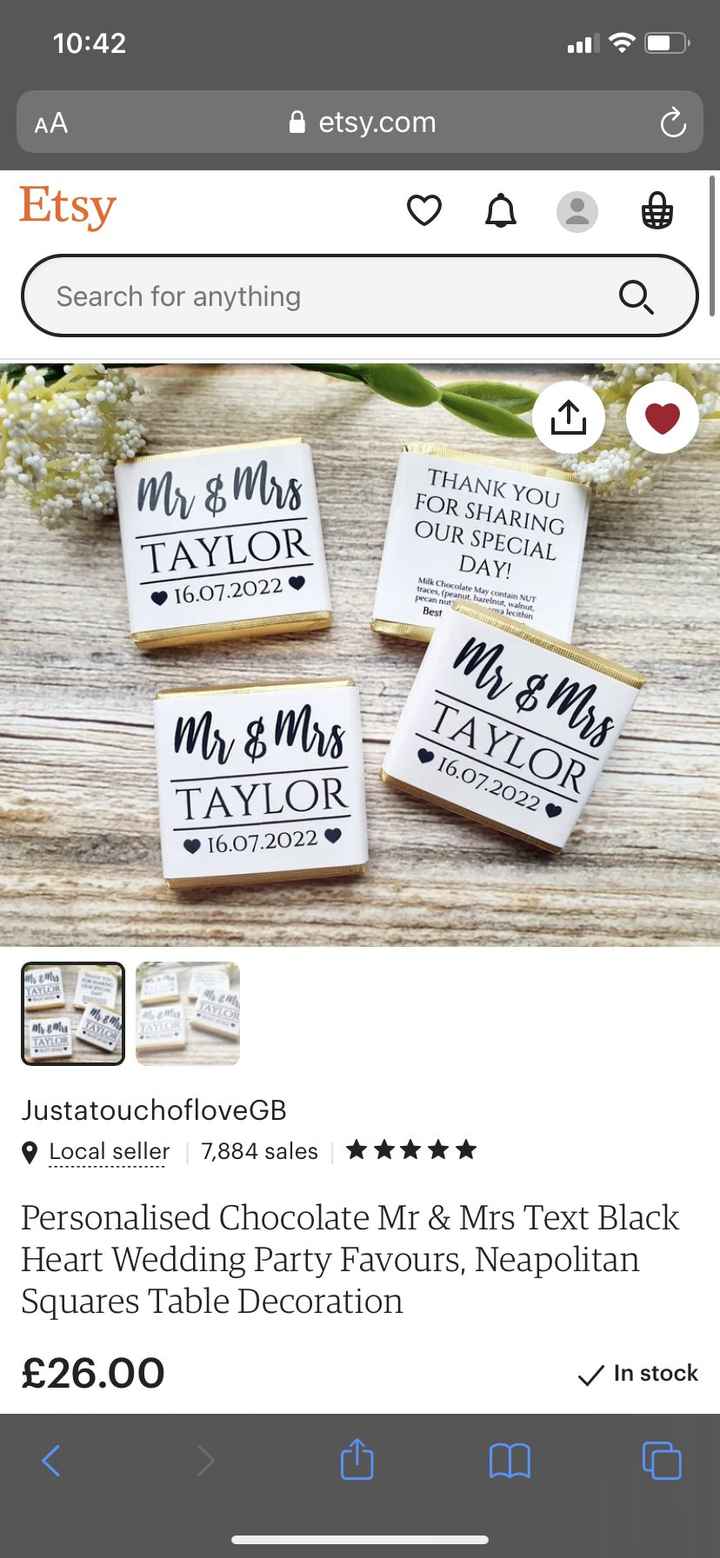 Wedding favours - 1