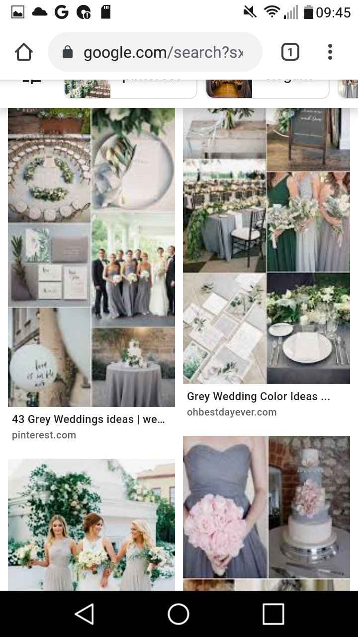Grey themed wedding 1