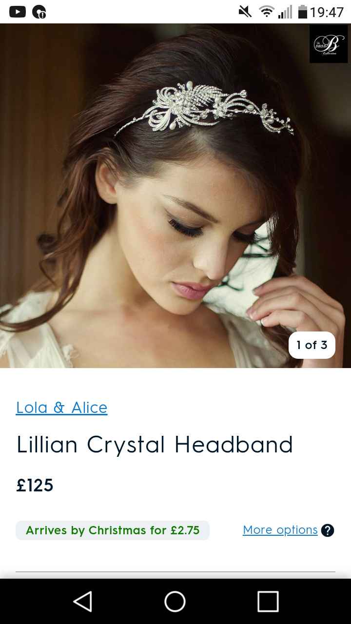 Veil and accessories to match this dress - 1