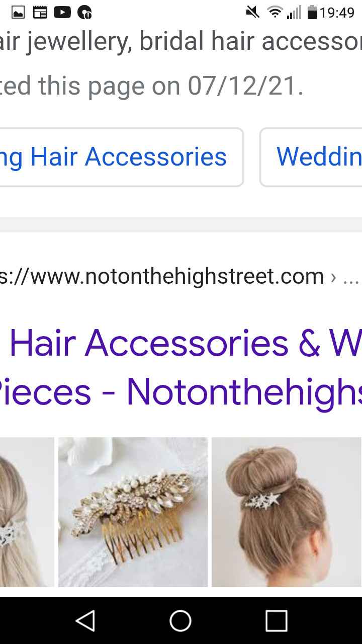 Veil and accessories to match this dress - 2