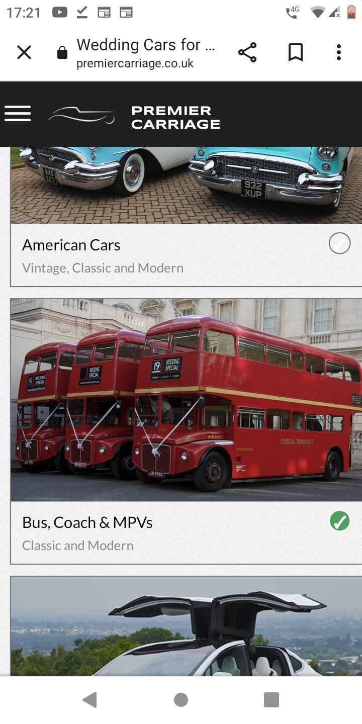 2 vintage double decker buses - 1