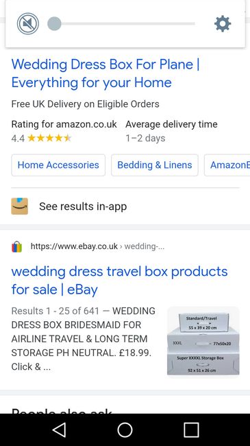 Wedding dress travel box - 1