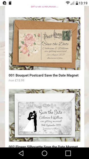 Save the date info - 1