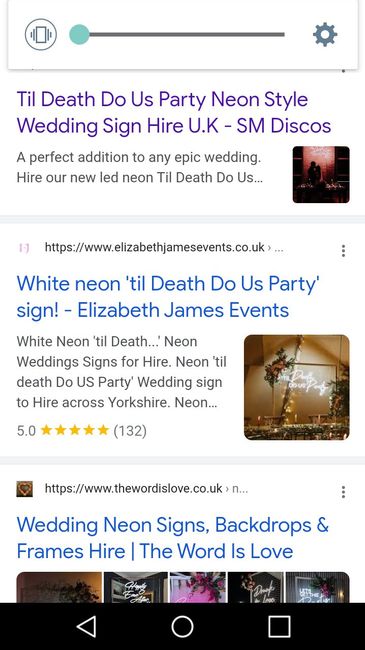 Neon sign - til death - 1