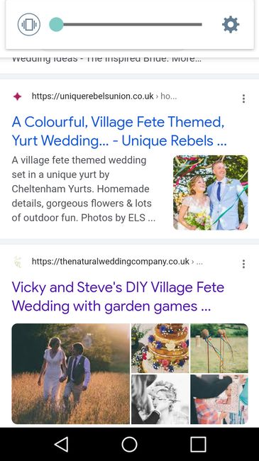 Village fete themed weddings - 2