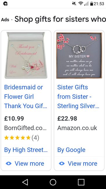 Extra special gift for bridesmaids - 1