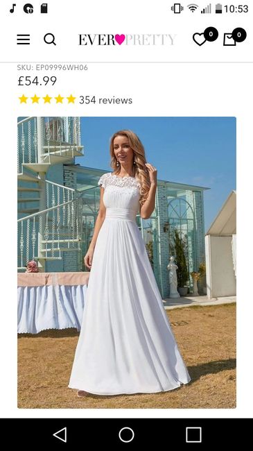Wedding dress… any suggestions ? 1