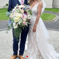 Selling my Mai by Enzonai wedding dress and overskirt - 1