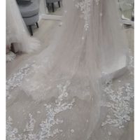 Selling my Mai by Enzonai wedding dress and overskirt - 1
