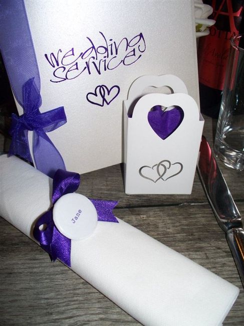 *Cadbury Purple Wedding Items For Sale From My August Wedding*