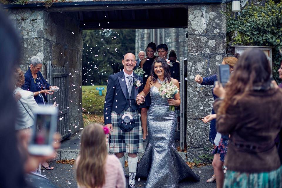 A stylish Cornish ceremony