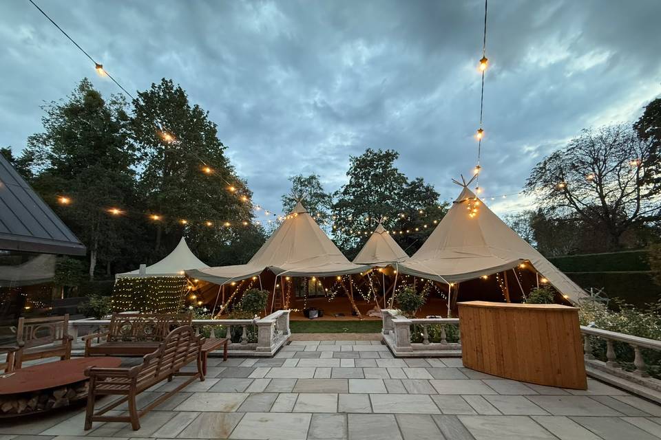 Tipi setup