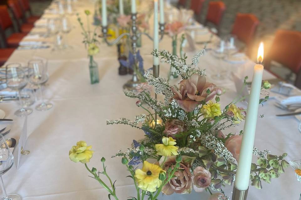 Wedding tablescape