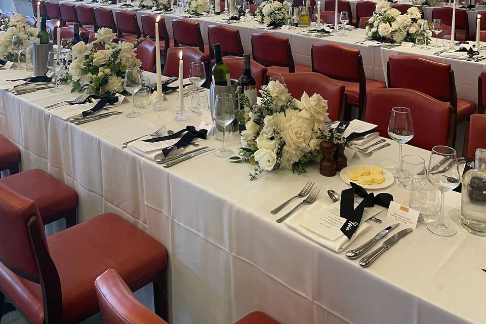 Wedding tablescape