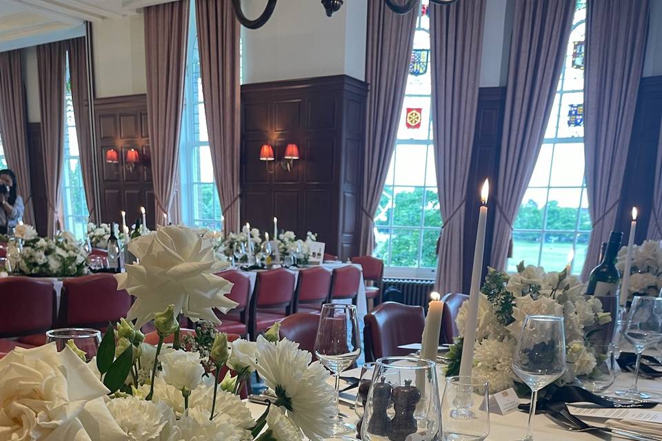 Wedding tablescape
