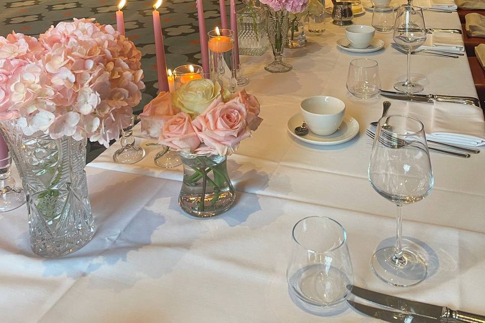 Wedding tablescape