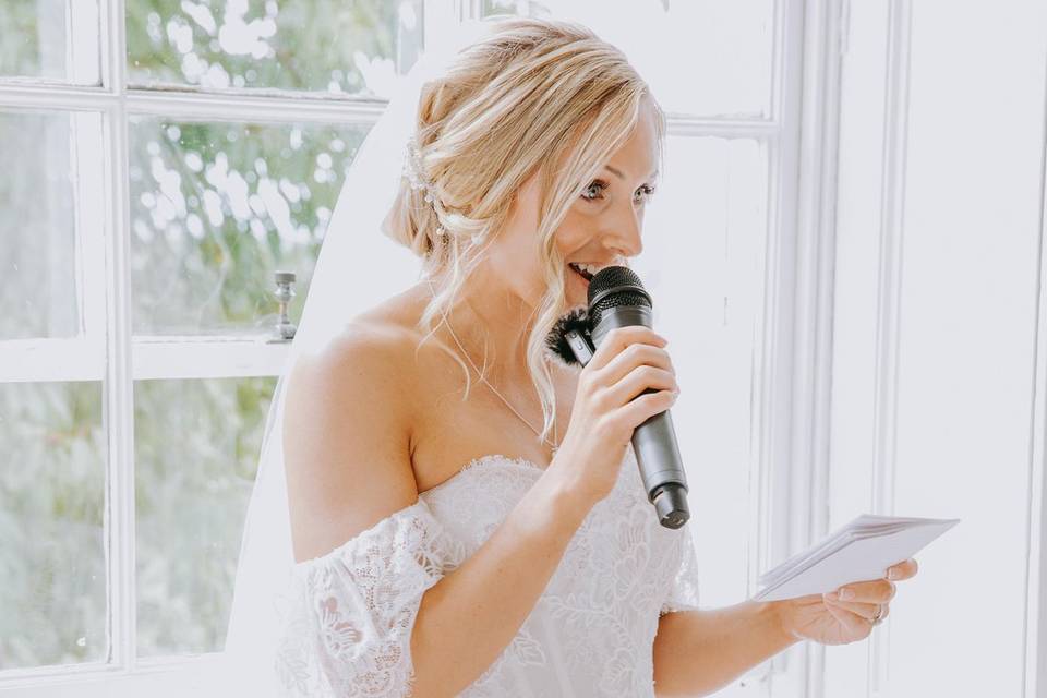 Bride speach