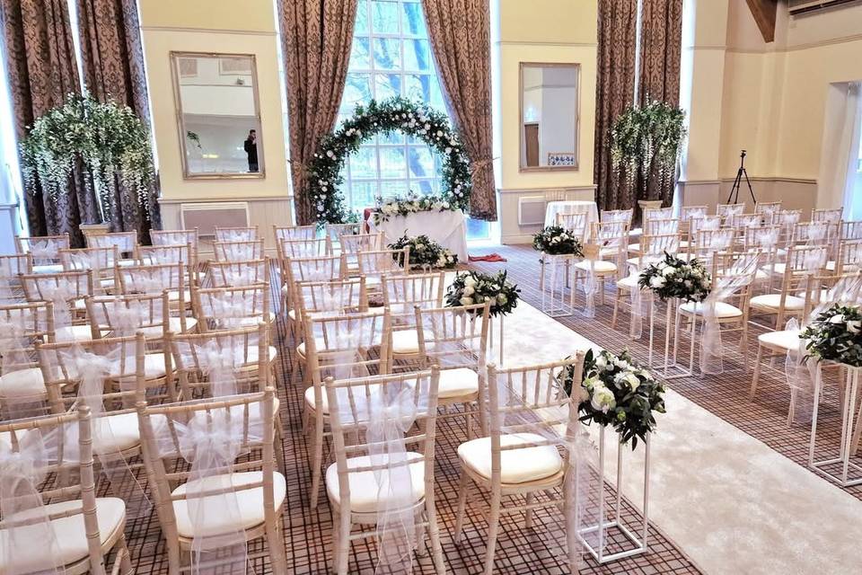 White & Green Set Up