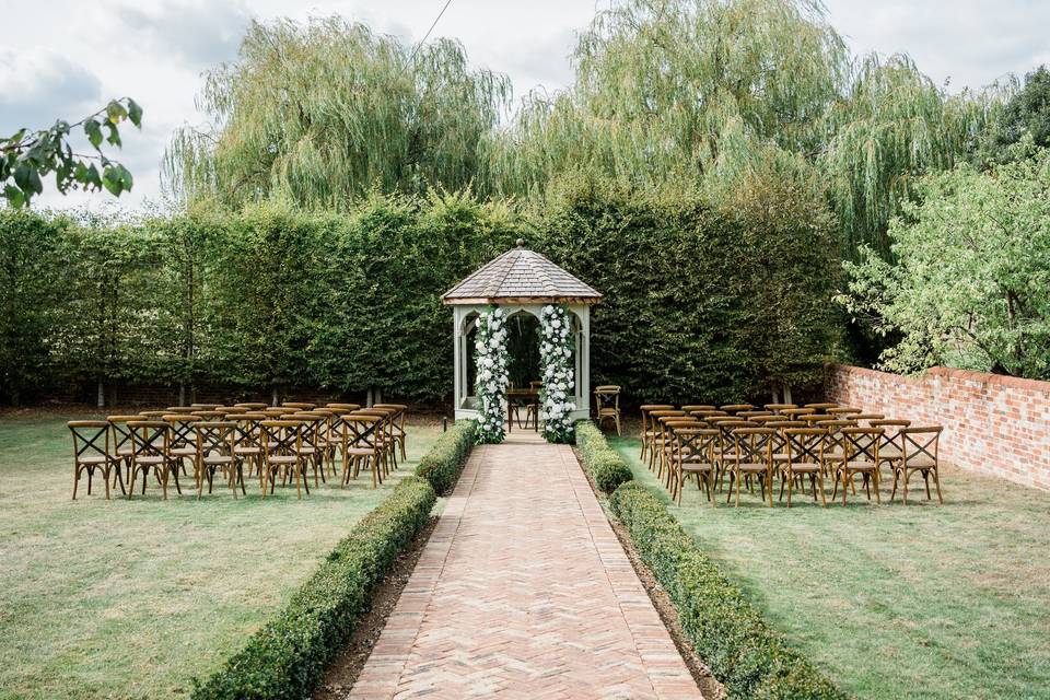 Farmhouse Garden Ceremony