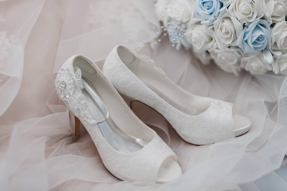 Bride's shoes