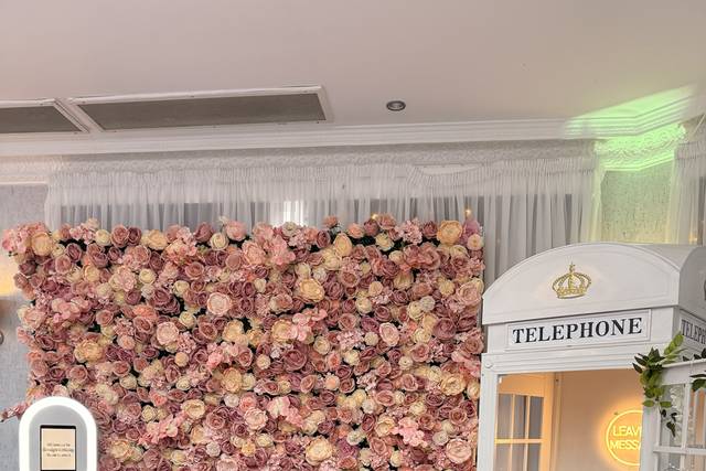 Floral backdrop