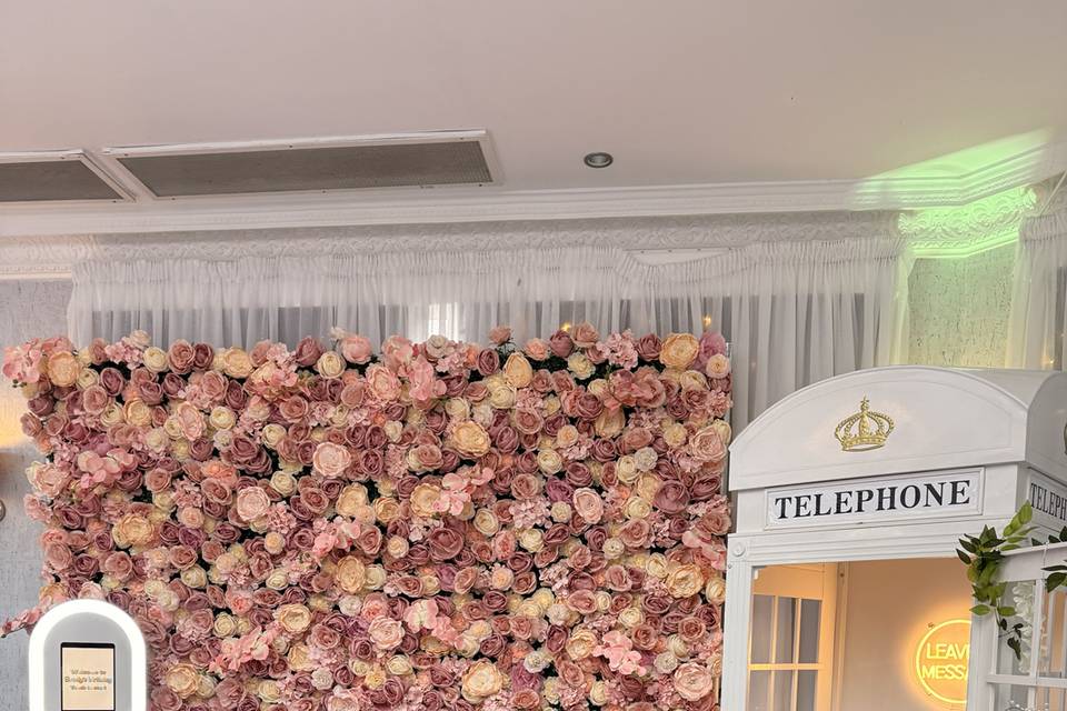 Floral backdrop