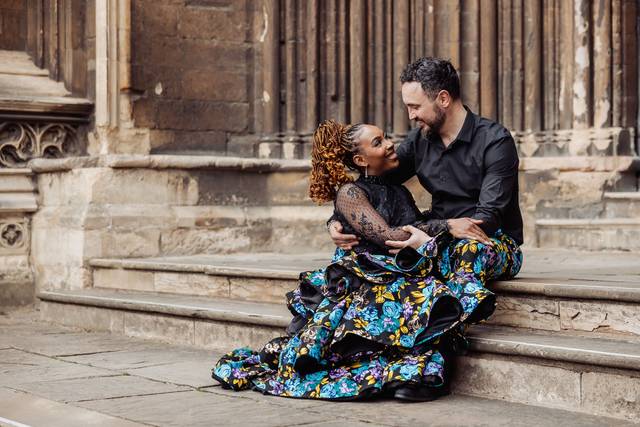 Couple on Stairs
